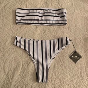 Striped bikini